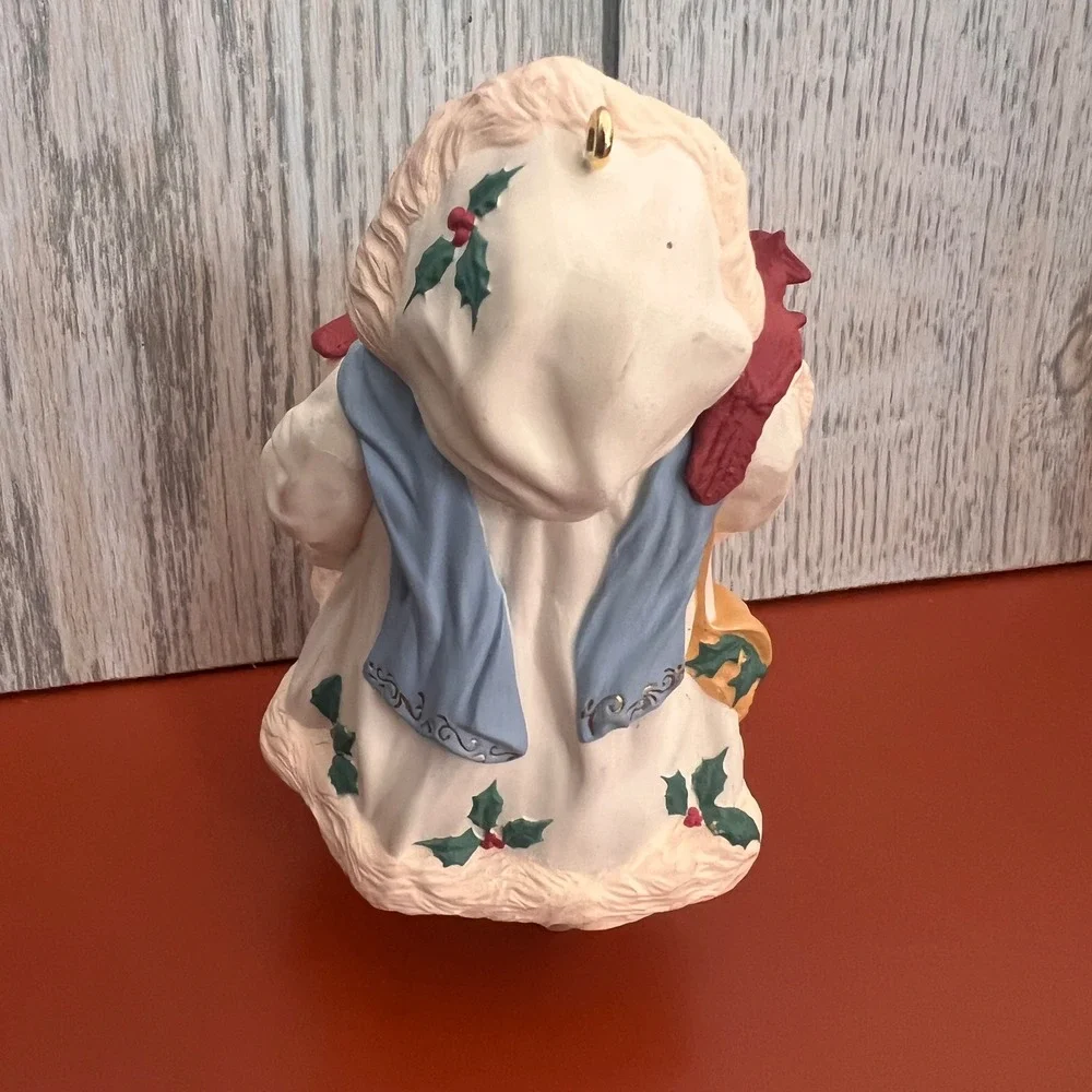 Hallmark Keepsake Ornament 1997 Father Christmas Santa with Cardinals Vintage